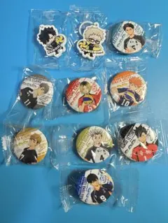 くら寿司コラボ　ハイキュー!! キャラクター缶バッジ　めじるしチャーム