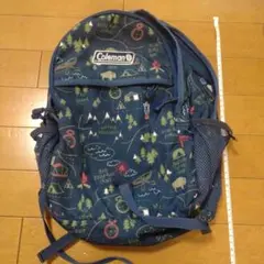 Coleman キャンプ柄 リュック 約40cm x 30cm