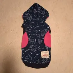 BROWNIE'S フード付き犬服 ネイビー