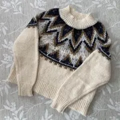 ノルディックセーター ニット