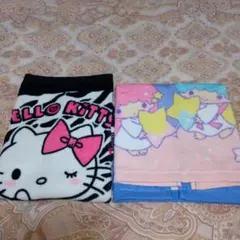 サンリオ ハローキティ/リトルツインスターズ ハンドタオル 2枚セットのサムネイル
