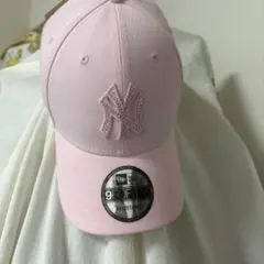 NEWERA9FORTY NY キャップ ピンク ラインストーン ニューエラ
