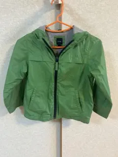 babyGap フード付き緑色ジャケット 110のサムネイル