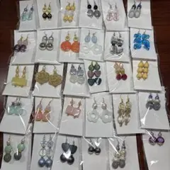 「セール!!」ハンドメイドピアス まとめ売り 30ペア ⑮