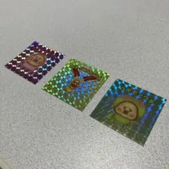 こびとづかん ホログラムシール 3種セット