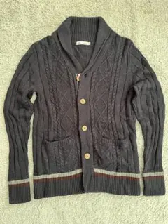 MEN'S MELROSE ニット カーディガン ネイビーのサムネイル