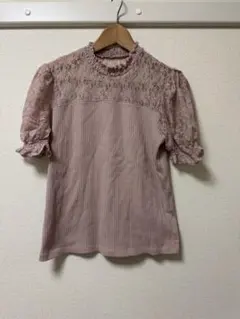 tocco closet ホワイト レース透かし花柄刺繍 七分袖ブラウス - メルカリ