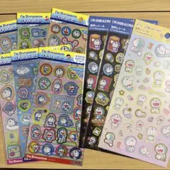 ドラえもん　キラッとシール　ホログラムシール　箔押しシール　9点セット