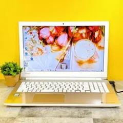 女性に大人気✨上品ゴールド✨快適SSD搭載✨Core i5✨薄型ノート