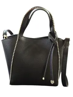 AZUL by moussy 2WAYバッグ 黒 ボールチェーンのサムネイル