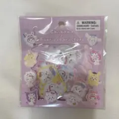 ちいかわ　サンリオ　ステッカーセット　フレークシール
