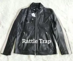 未使用 Rattle Trap メンズビギ シングルライダースジャケット 羊革