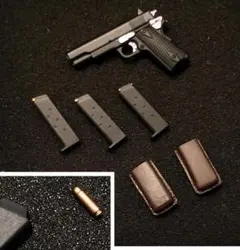 弾着脱) 1/6 M1911 ハンドガン ホットトイズ 銃 コルトン フィギュアのサムネイル