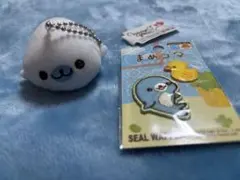 タグ付き　当時品　まめゴマ ぬいぐるみ マスコット　ワッペンシールセット♡