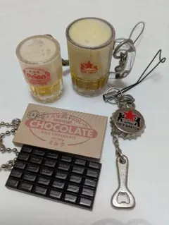 札幌ビール、オリオンビール、ロイズストラップまとめ売り