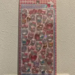 国内正規品　ボンボンドロップシール 第二弾 サンリオ ハローキティ 赤