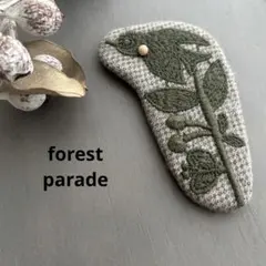 ②23 ミナペルホネン ブローチアクセサリー ハンドメイド