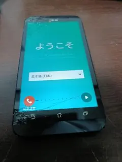 ASUS ZenFone2 Laser 本体 ひび割れあり（ジャンク品）