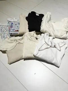 28日まで！長袖カットソーセット 8枚80〜90センチ