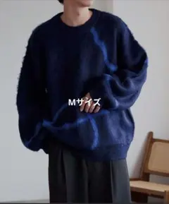 ネイビー モヘア