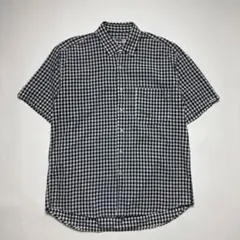 GOODENOUGH グッドイナフ ギンガムチェック シャツ 半袖 90sのサムネイル