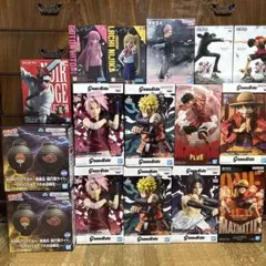 ジャンプ系 プライズフィギュア 14点セット ナルト ヒロアカ 鬼滅の刃