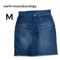 【美品✨】デニムスカート ミニスカート 台形スカート ブルー ストライプクラブ