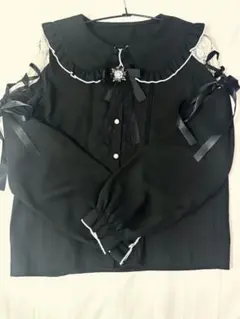 Ma*rs トップス サイドリボン 黒