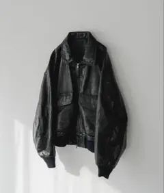 LIDNM A2 Ver.2 レザージャケット 黒 本革 A-2 タグ付 - メルカリ