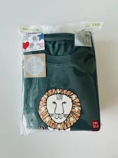 【新品】UNIQLO ユニクロ　長袖パジャマ　リサ・ラーソン　ライオン　110