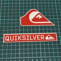 Quiksilver ステッカーセット 赤