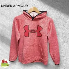 UNDER ARMOUR 赤 フード付きパーカー