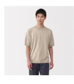 無印良品　ヘンプTシャツ 半袖