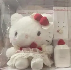 サンリオ ショートケーキデザイン ぬいぐるみ＆ネックレス ハロー