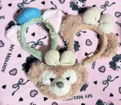 ディズニー シェリーメイ ジェラトーニ カチューシャ フェイスポーチ