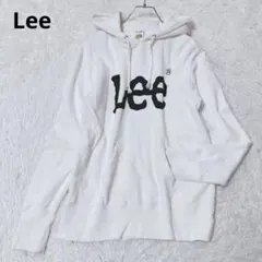 リー　パーカー　長袖　スウェット　ロゴプリント　フード　裏起毛　ユニセックス　M