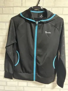Paradiso フルジップフーディ Mサイズ ブラック/ブルー