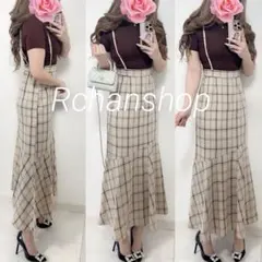 新品タグ付♡コーデセット♡アンビー　ENVYM マーメイドスカート　Tシャツ