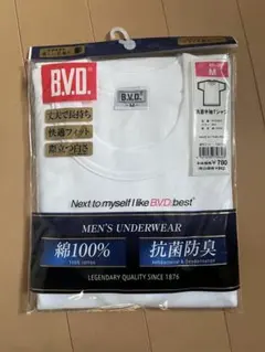 B.V.D. 丸首半袖Tシャツ M