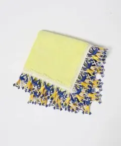 「新品未使用品」近沢レース ハンカチ Sweatsイエロー ユナイテッドアローズ