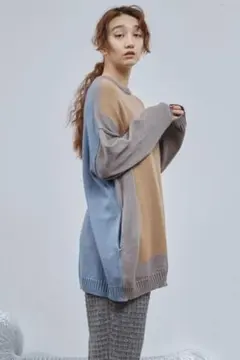 Dulcamara MixニットPO CML×BLU