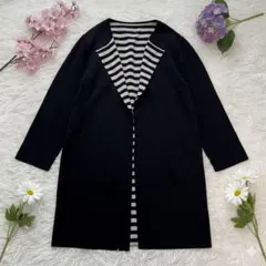 美品✨セオリーリュクス　カーディガン リバーシブル　ロング　38