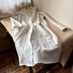 OHANAオハナ　肌触り良いパーカー生地のロングコート　ガウン　日本製