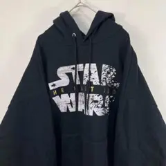 USA古着 スターウォーズ star wars スウェット パーカー 黒