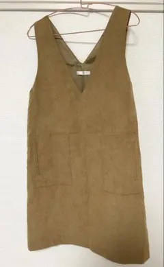 AG by aquagirl ジャンパースカート スウェード風 M