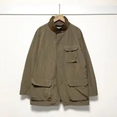 エレメントオブシンプルライフ レザー襟 ミリタリージャケット Lサイズ