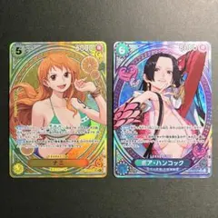 ナミ SR パラレル ／ ハンコック SR パラレル ヒロインズエディション