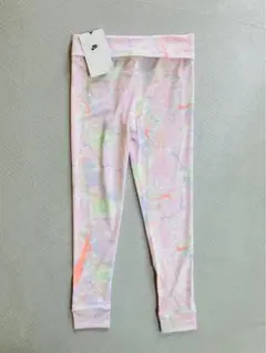 新品 NIKE レギンス スパッツ タイツ 110 キッズ 女の子 ピンク 総柄