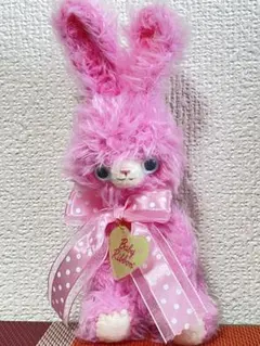 童心 ぬいぐるみ クマのフカフカ モヘア ピンク テディベア - メルカリ
