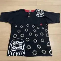 波達　だるま柄Tシャツ　Lのサムネイル